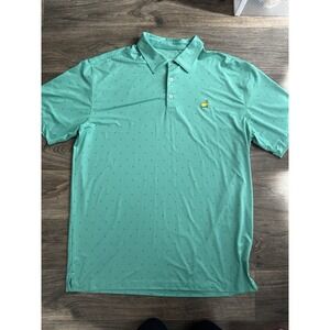 Masters Tech Polo Shirt Mens XL All Over Print AOP Graphic Augusta‎ Golf
